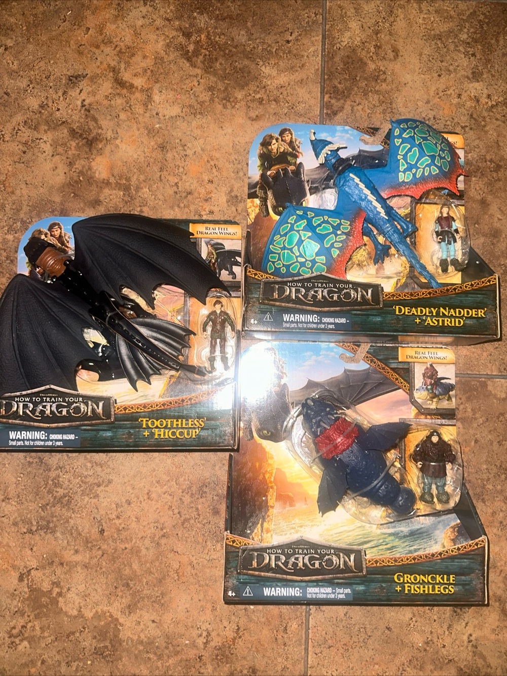 How to train your dragon toys figure lot of 3